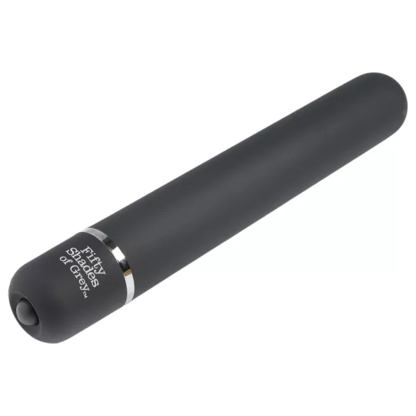 Fifty Shades of Grey - vibrador tipo bullet - silencioso - cinza