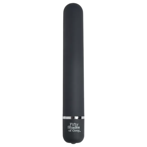 Fifty Shades of Grey - vibrador tipo bullet - silencioso - cinza