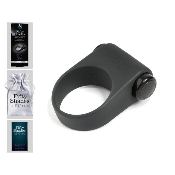 Cinquenta Tons de Cinza Feel It - Anel Peniano Vibratório (preto)