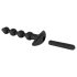 Conjunto Vibrador Anal Black Velvet (4 peças)