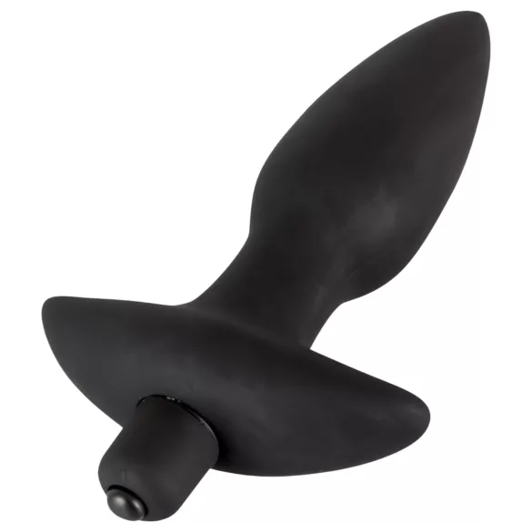 Black Velvets - Kit plug anal vibratório - 4 peças - silicone preto