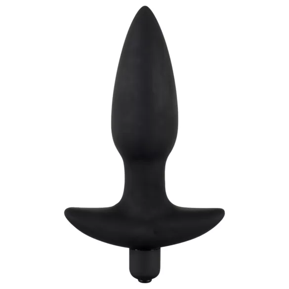 Black Velvets - Kit plug anal vibratório - 4 peças - silicone preto