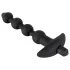 Black Velvets - Kit plug anal vibratório - 4 peças - silicone preto
