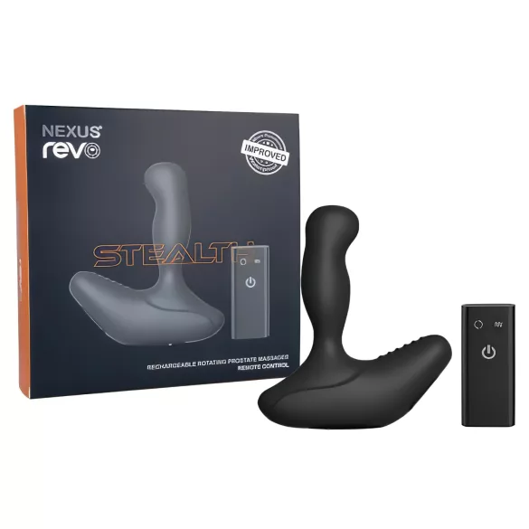 Nexus Revo Stealth - vibrador próstata rotativo com controle remoto