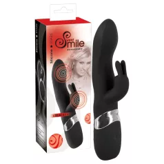 SMILE Blacky - vibrador duplo motor USB - preto