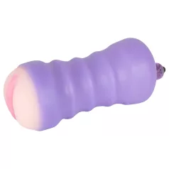   You2Toys - vagina masturbador vibratório - cor natural/lilás