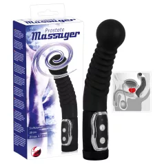   You2Toys - Massageador de próstata vibrador rotativo - silicone preto