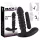 Black Velvets - vibrador texturizado médio - silicone preto