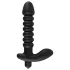 Black Velvets - vibrador texturizado médio - silicone preto