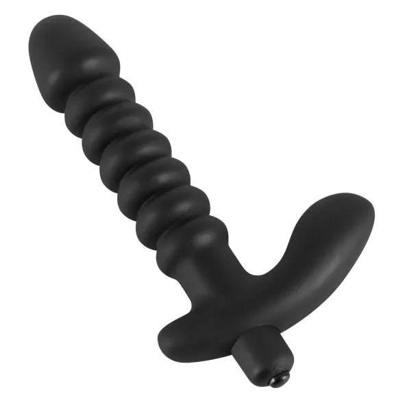 Black Velvets - vibrador texturizado médio - silicone preto