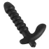 Black Velvets - vibrador texturizado médio - silicone preto