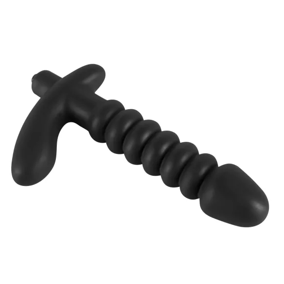 Black Velvets - vibrador texturizado médio - silicone preto