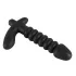 Black Velvets - vibrador texturizado médio - silicone preto