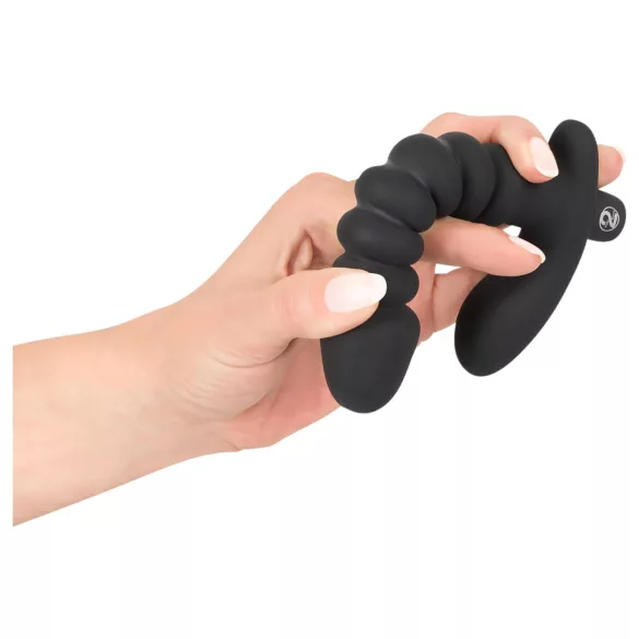 Black Velvets - vibrador texturizado médio - silicone preto
