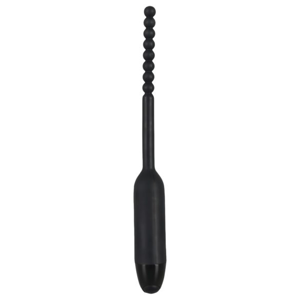 You2Toys Pearl Dilator - vibrador uretral com esferas - 0,8 cm (preto)
