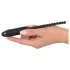 You2Toys - vibrador uretral com esferas - 0,8cm - preto