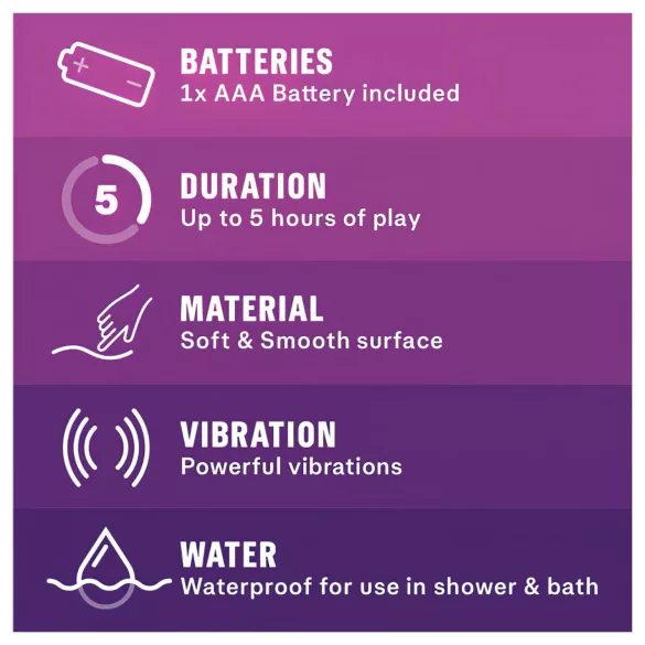 Durex - vibrador bullet clitóris - mini estimulador - lilás