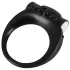 SMILE Stayer - anel peniano vibratório - silicone preto