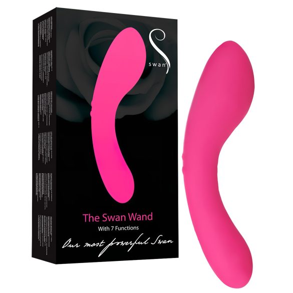 A Vareta do Cisne - massageador vibratório recarregável (rosa)