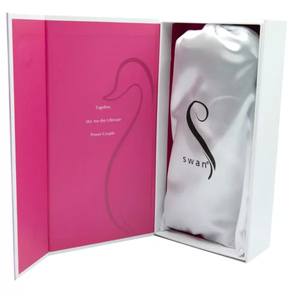 The Swan Wand - vibrador massageador recarregável - silicone rosa