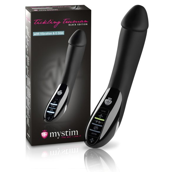 mystim Tickling Truman - vibrador eletroestimulante (preto)