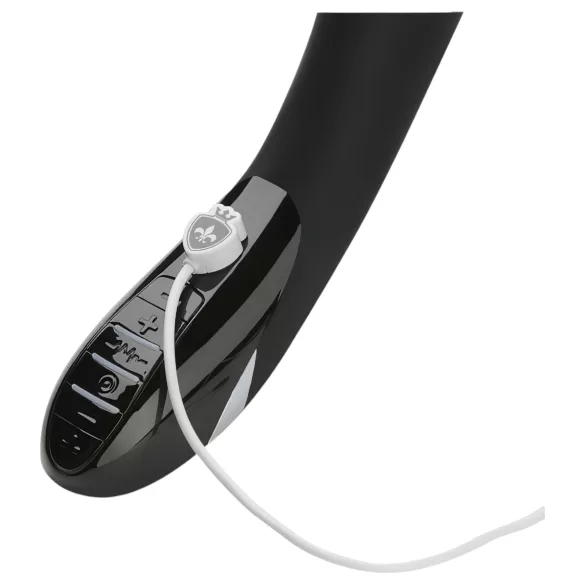 mystim Sizzling Simon - vibrador eletroestimulador - silicone preto