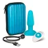 b-Vibe - vibrador anal com esferas rotativas recarregável - azul turquesa