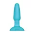 b-Vibe - vibrador anal com esferas rotativas recarregável - azul turquesa