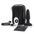 b-Vibe - Vibrador anal preto com pérolas rotativas recarregável