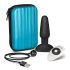 b-Vibe - Vibrador anal preto com pérolas rotativas recarregável