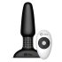 b-Vibe - Vibrador anal preto com pérolas rotativas recarregável