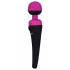 PalmPower Wand - vibrador massageador recarregável - silicone rosa/preto