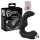 Rebel - vibrador prostático curvado - silicone preto