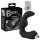 Rebel - vibrador prostático curvado - silicone preto