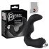 Rebel - vibrador prostático curvado - silicone preto