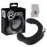 Rebel - vibrador próstata curvo - silicone preto