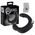 Rebel - vibrador próstata curvo - silicone preto