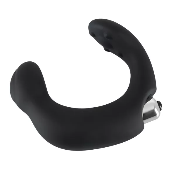 Rebel - vibrador próstata curvo - silicone preto