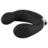 Rebel - vibrador próstata curvo - silicone preto