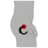 Rebel - Vibrador Curvo para Próstata (Preto)