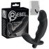 Rebel - Vibrador de Próstata com Estímulo Masculino (preto)