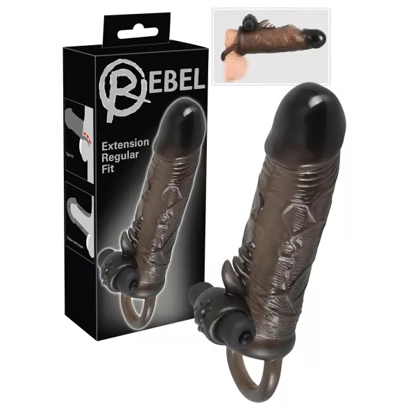 Rebel Regular - capa peniana vibratória 19cm