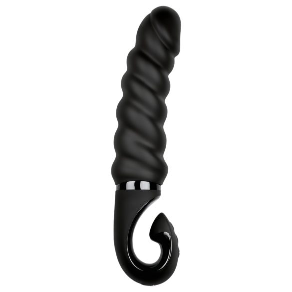 Vibrador Gvibe G-jack 2 recarregável à prova d'água em silicone (preto)