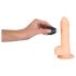 Wireless 7 - Vibrador de Silicone com Rádio (Natural)