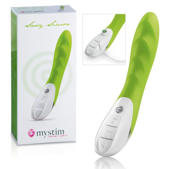 mystim Sassy Simon - Vibrador Duplo Motor (Verde)