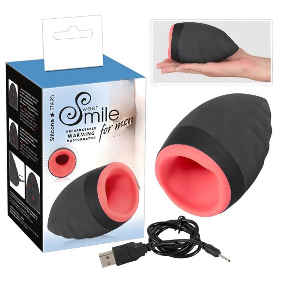 SMILE Warming - Masturbador Masculino Recarregável com Aquecimento