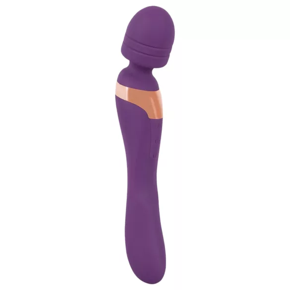 Javida Double - vibrador massageador dupla estimulação - silicone roxo
