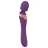 Javida Double - vibrador massageador dupla estimulação - silicone roxo