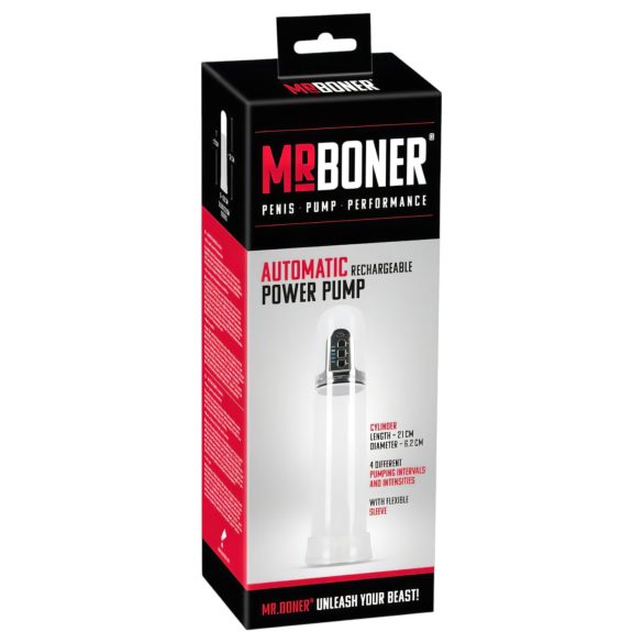 Mister Boner Automático - bomba peniana recarregável