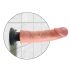 Vibrador King Cock 23 cm com ventosa - Natural